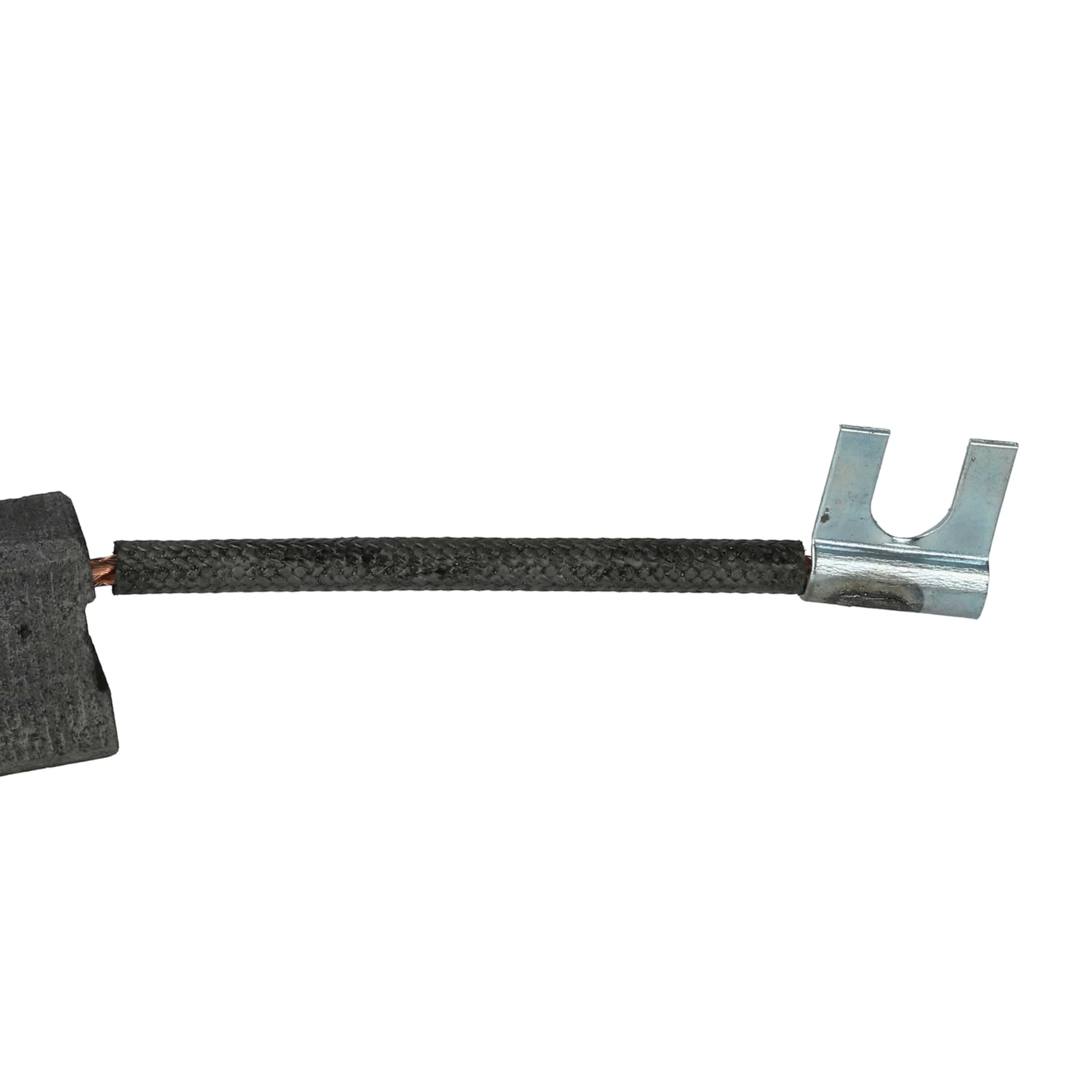 2 Spazzole Carbone Vhbw 6.3x12.5x22mm Per Bosch GBM 16-2 RE, Con Spegnimento Automatico, Ricambio 3607014012