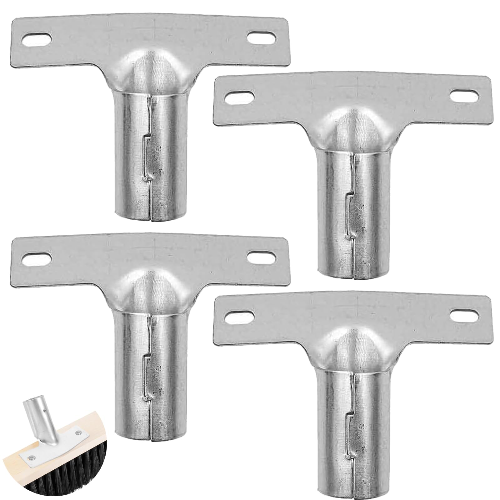 Triuso Besenstiel Stielhalter aus Metall 24m | Preisvergleich Triuso Besenstiel Stielhalter aus Metall 24m | Preisvergleich