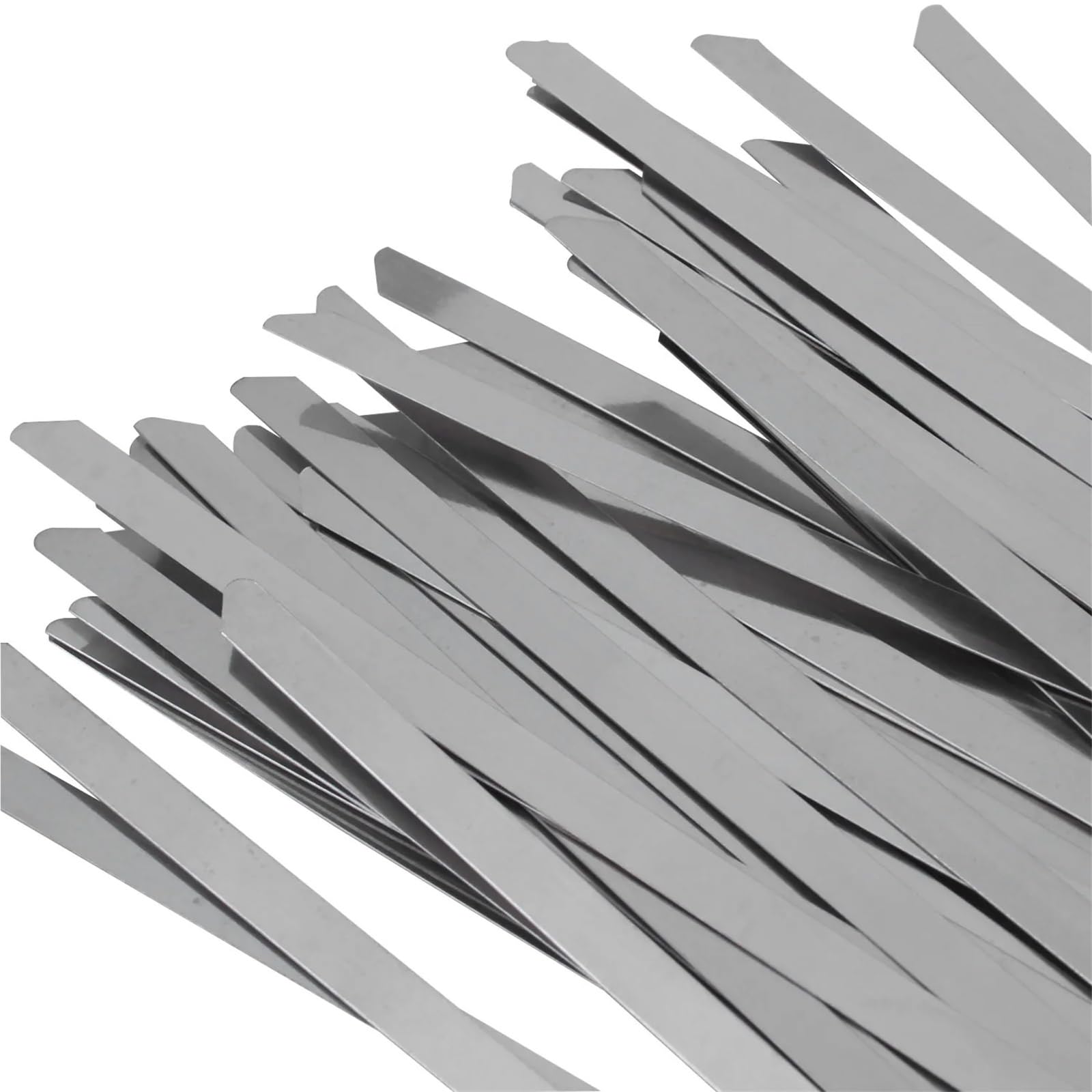 200PCS 4.6X300mm Self-Locking Stainless Steel Cable Tie for Binding Tie