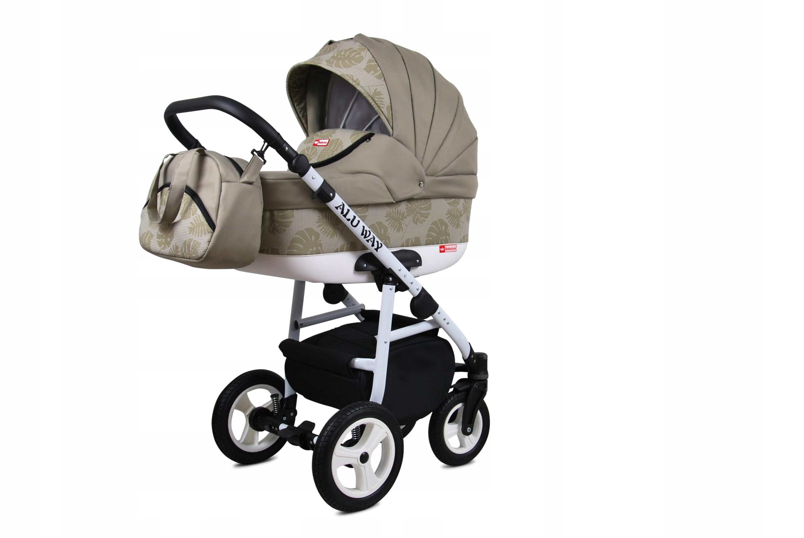 BabyLux Kinderwagen Set 3in1 Alu Way Babywanne Buggy Sportsitz Auto-Babyschale Kombikinderwagen