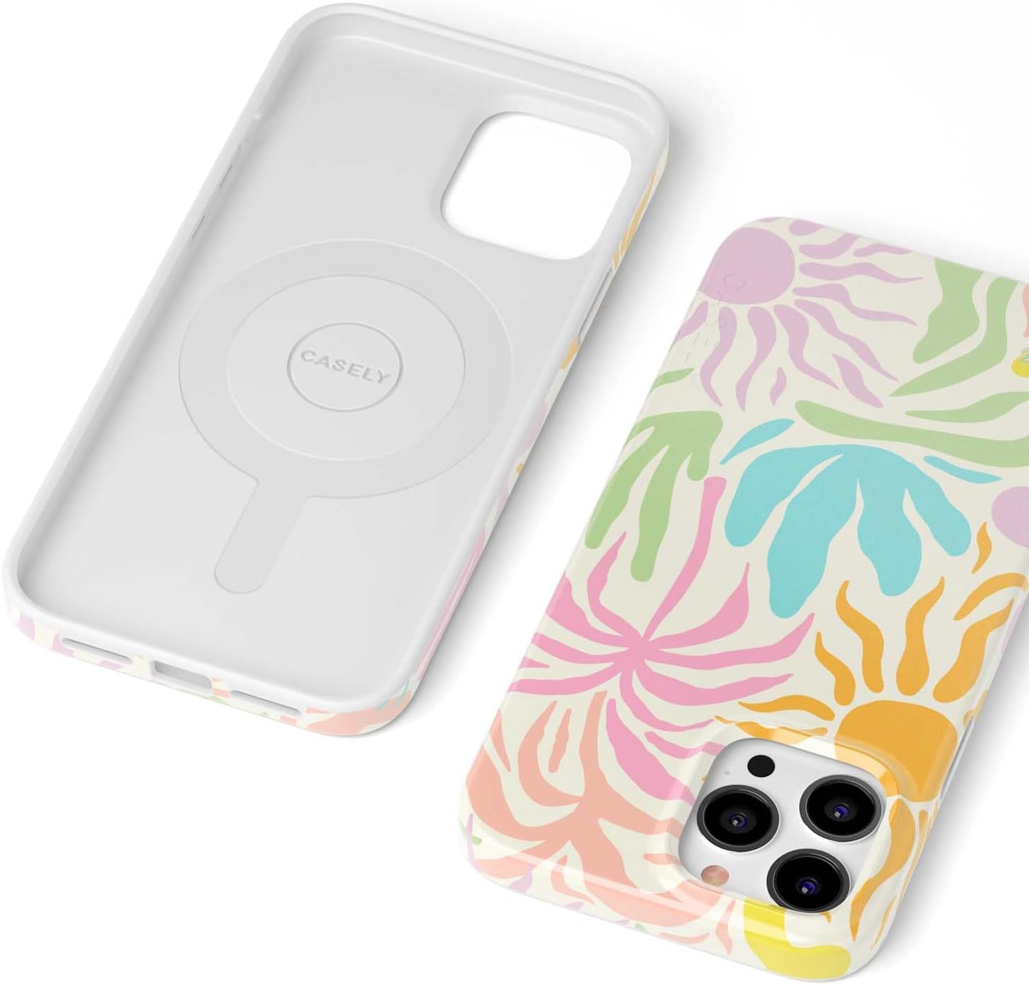 Casely iPhone 13 Pro Case | Pura Vida | Oasis | Compatible with MagSafe | Classic Ultra Slim Design