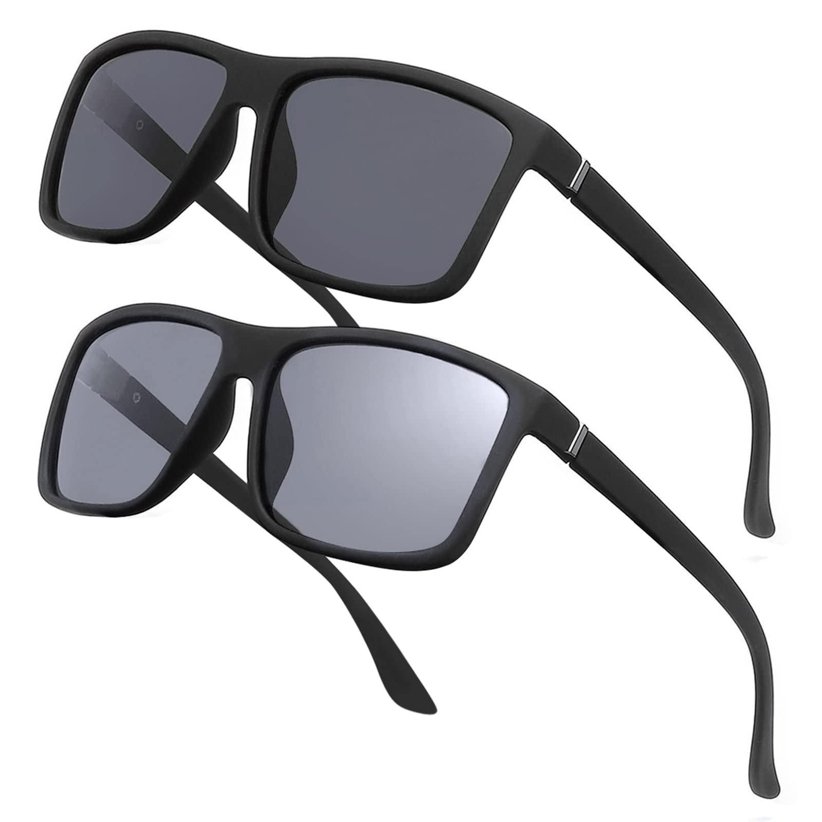 Men's Sports Polarized Sunglasses Square Frame Glasses NP1007
