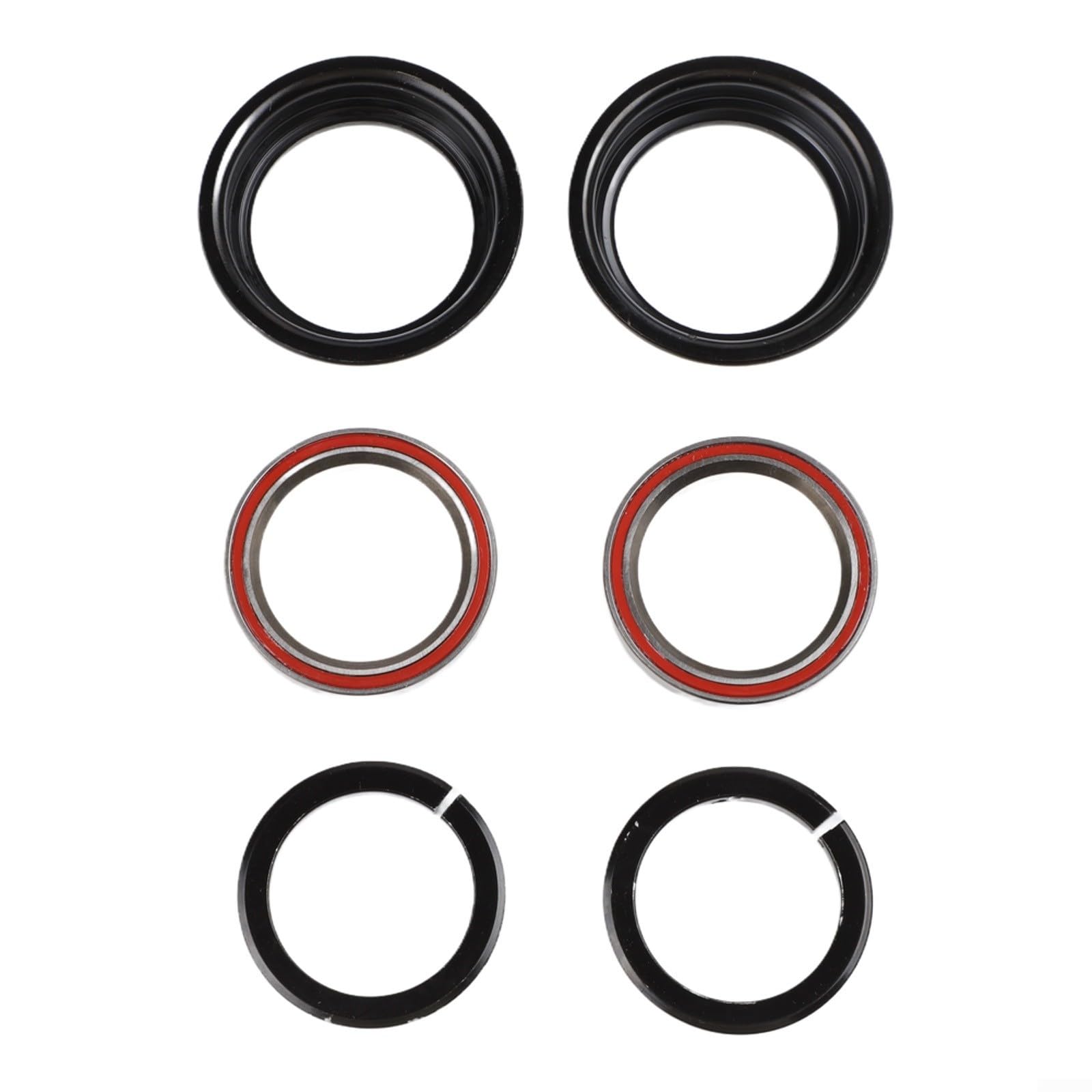 ,for Kukirin G2 Steering Bearing Kit, 6-Piece Electric Scooter Headset Replacement Parts, Front,fork Bowl Set with ABS Stainless Steel,for Enhanced Control