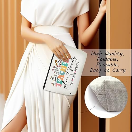 Miniatura 9 de Regalos positivos para enfermeras, bolsa de cosméticos, regalos de asistente médico, regalos de jubilación, bolsa organizadora de maquillaje,