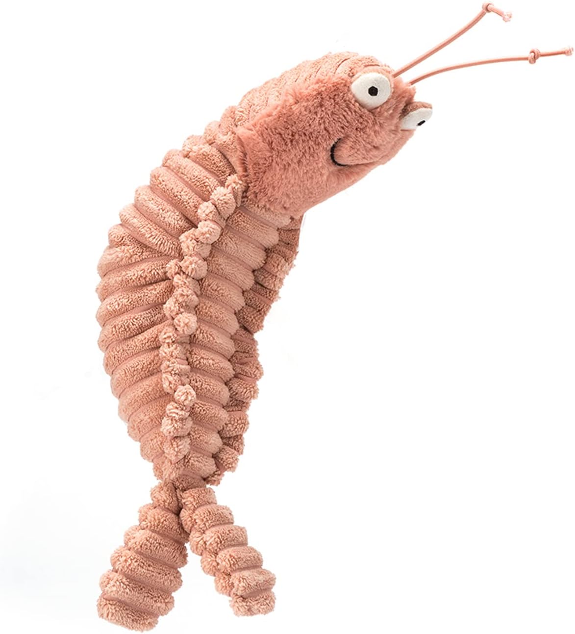Jellycat Sheldon Shrimp Stuffed Animal, 8.5 inches - Ocean and Sea Plush Toy - Classic Children's Gift