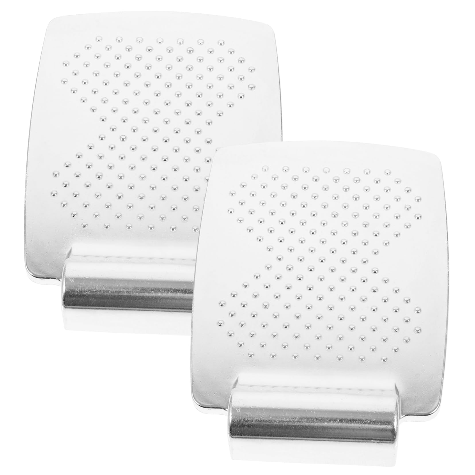 BCOATH 2pcs Wheelchair Footrest Wheelchair Footplates Heavy Duty Wheelchair Pedal Wheelchair Foot Rest Replacement Wheelchair Replacement Footrest Wheelchair Parts Silver Aluminum Alloy