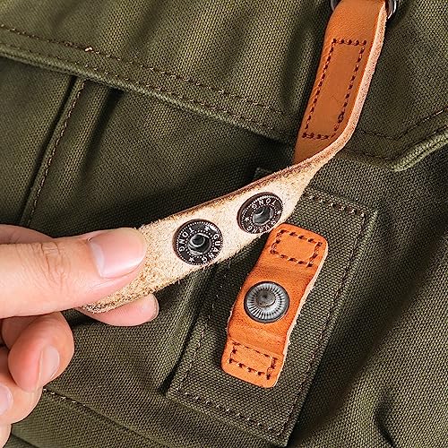 Gootium Canvas Messenger Bag - Vintage Shoulder Bag 16" Laptop Sleeve Bag Courier Style Purse Crossbody Campus Work Bag4