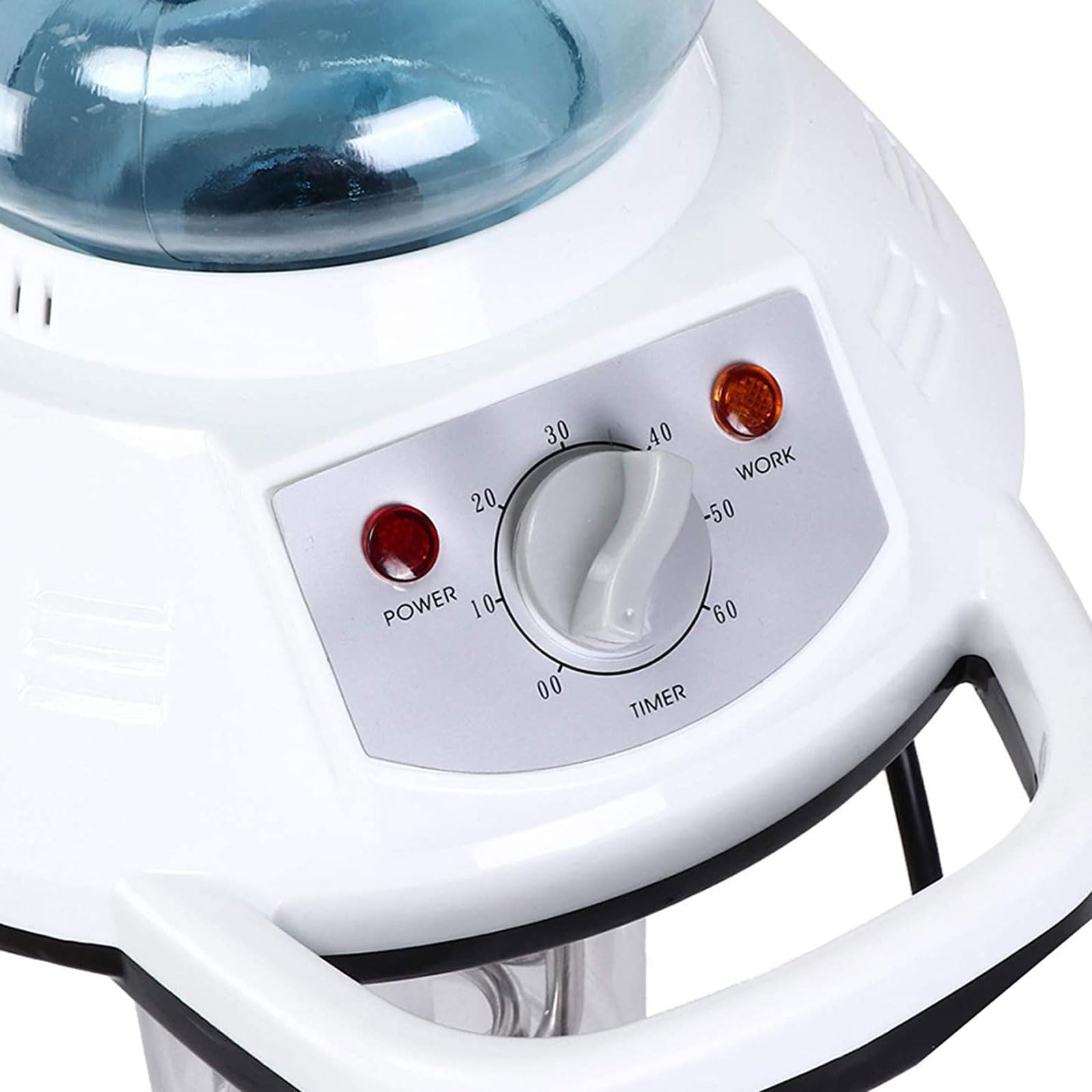 Vaporizzatore per Capelli Professionale Verticale, Vaporizzatore Idratante per Capelli Naturali E Tinti, con Supporto da Pavimento Mobile, Ruote Mobili