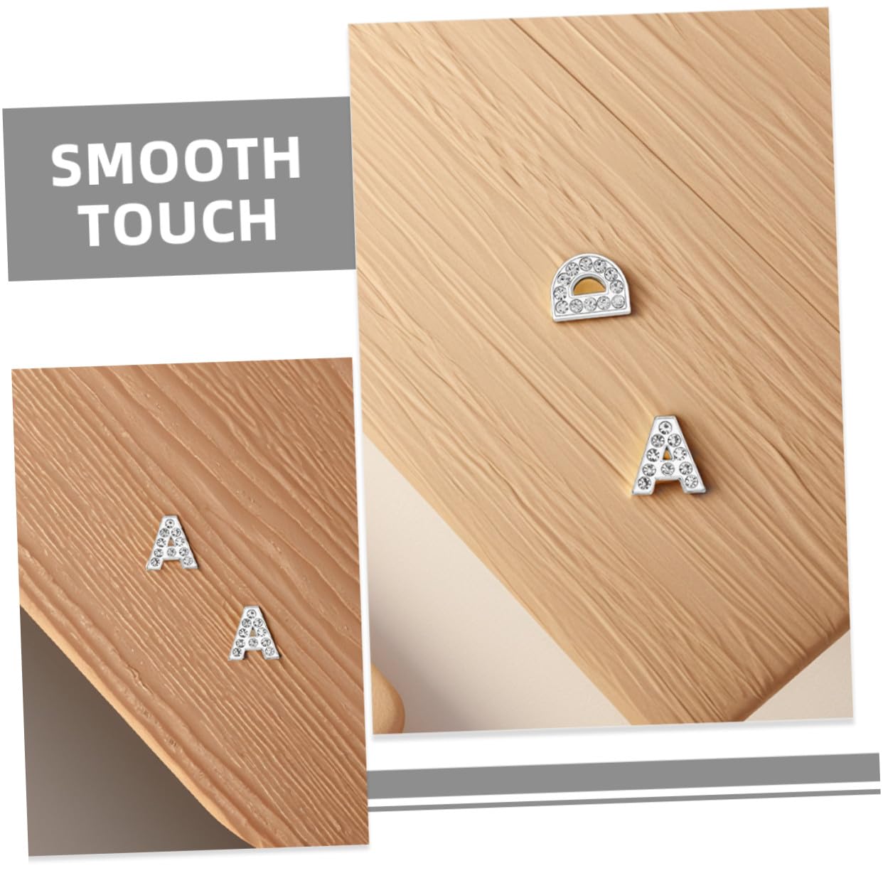 Dijes de Letras Diamante de Imitación para Pulseras DIY 130 Piezas