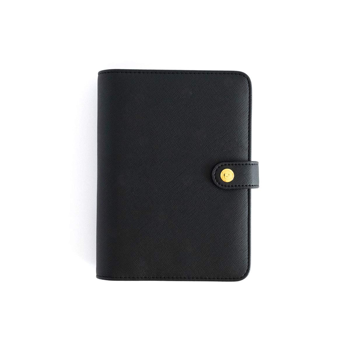 CHARUCA - Planificador Personal Charuca | Agenda de Anillas Sin Fecha con Pack Recambio de Agenda Semanal + Bloc Notas - Papel A6 120 Grs Medidas 14x19 cms (BLACK)