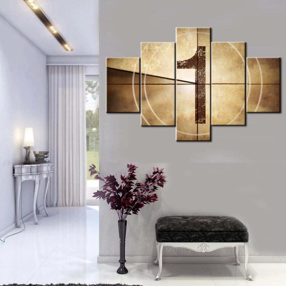 5 Di Tela Poster Arte Murale Conto Alla Rovescia Del Film (Con Cornice 150 X 80 Cm) Pittura D'Autore Moderna Per L'Ufficio Di Casa Soggiorno Camera Da Letto Per La Sala Da Pranzo-11255563510587