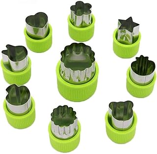 Vegetable Cutter Shapes Set (9 Piece) - Mini Cookie Cutters