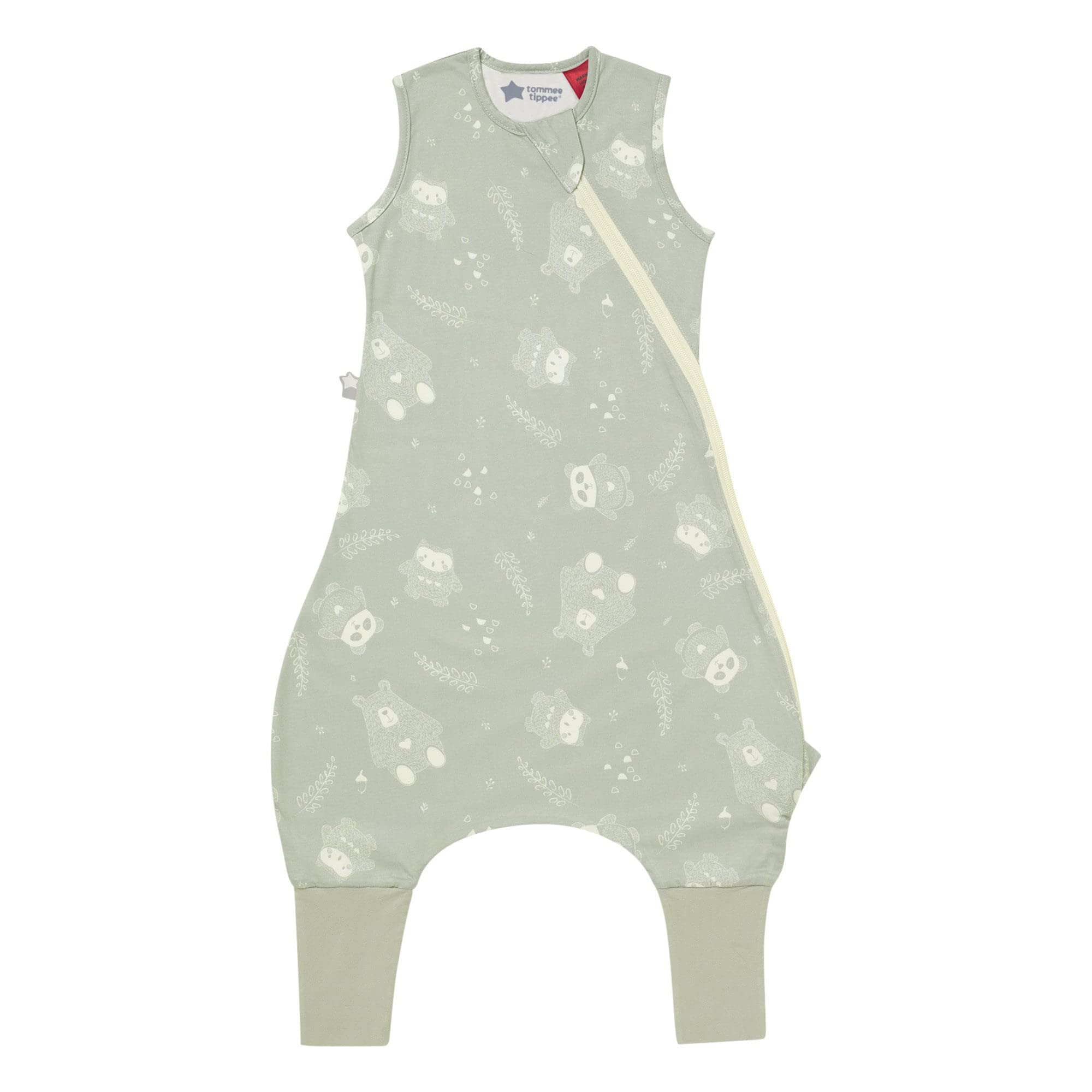 Tommee Tippee The Original Grobag Steppee, Saco-pijama, Tejido Suave Rico en Algodón, 18-36m, 1.0 TOG, Woodland Gro Friends