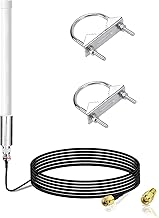 Bingfu Lora Antenne 868 MHz Fiberglas 3 dBi Lorawan Antenne mit 3 Meter Verlängerungskabel für RAK Nebra Bobcat HNT Helium Hotspot Miner SyncroBit LoraWan Gateway Lora Modul Repeater
