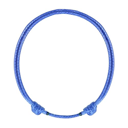 Luck Strings Adjustable Wax Nylon Cord Bracelet for Men Women