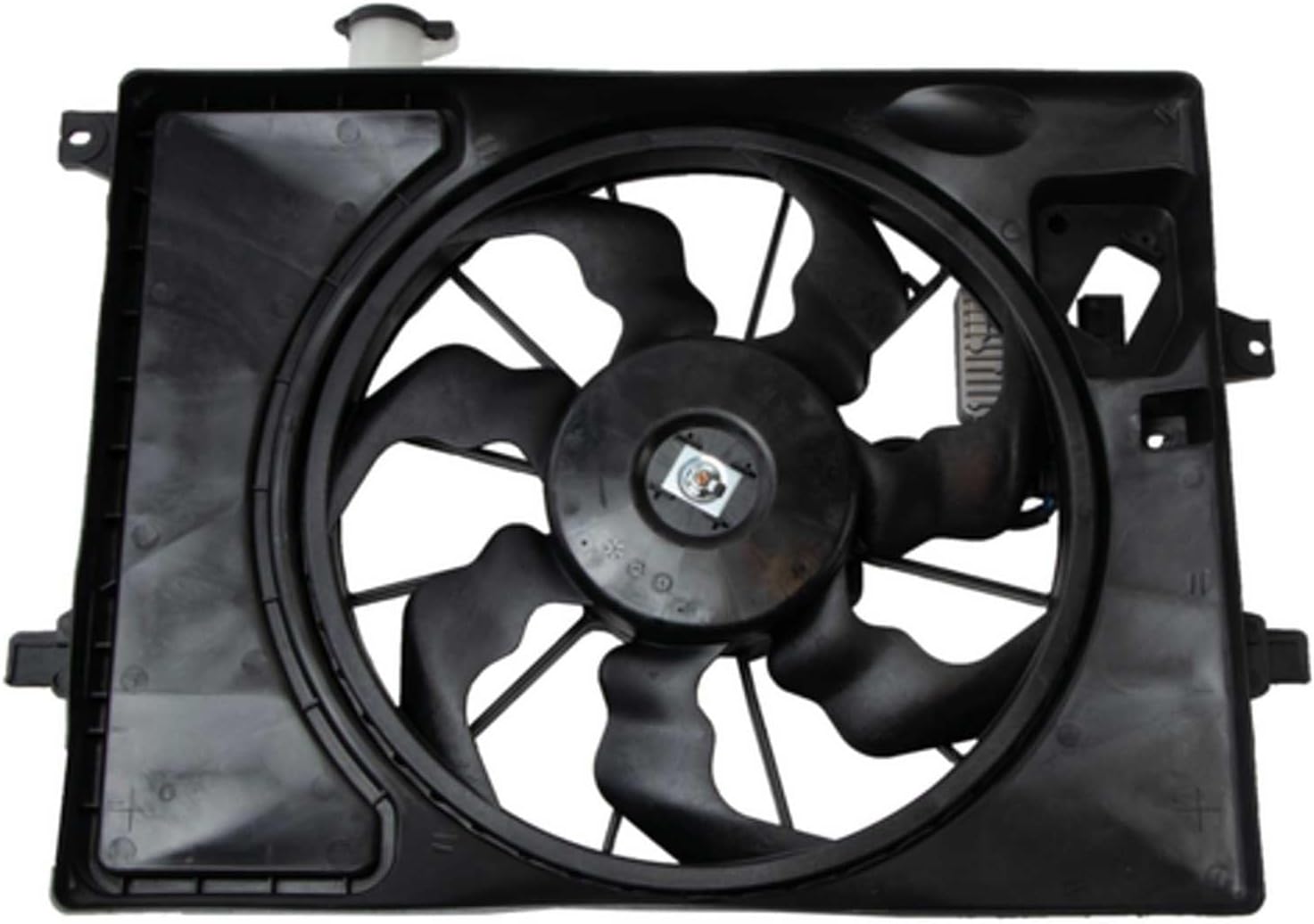 Replacement Engine Cooling Fan Assembly for 2017-2018 Kia Forte, Forte Koup, Forte5 (2.0L 4 Cylinder)