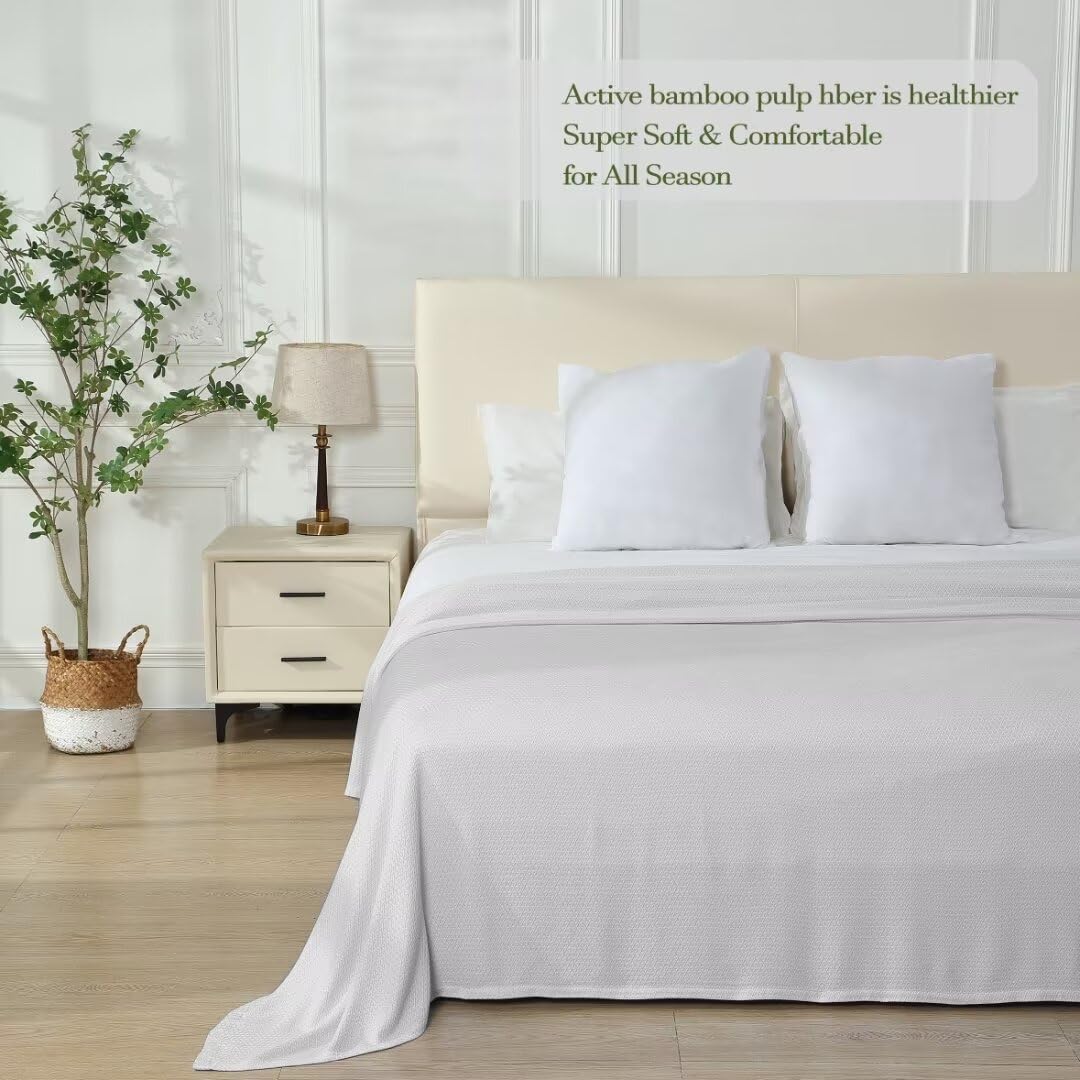 Sommerdecke - selbstkühlende Bambus Decke für Erwachsene Kinder, Kühldecke die Körperwärme absorbieren, um in heißer Nacht kühl zu halten, Sommer-kühle Decken Grau 200x230cm