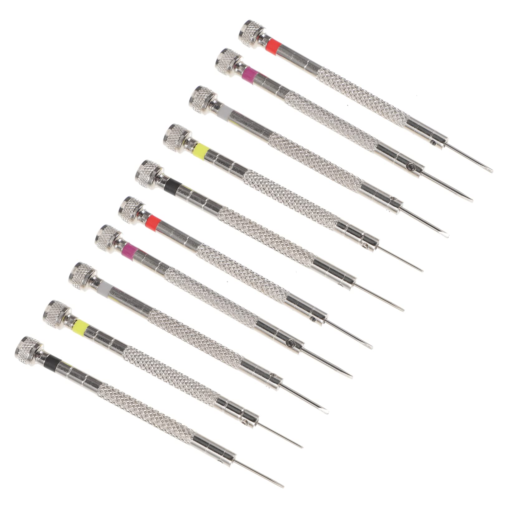 ORFOFE 1set Eyeglasses Screwdriver Precision Repair Tools for Watches Glasses and Electronics Portable Multi-functional Screwdrivers with Color-coded