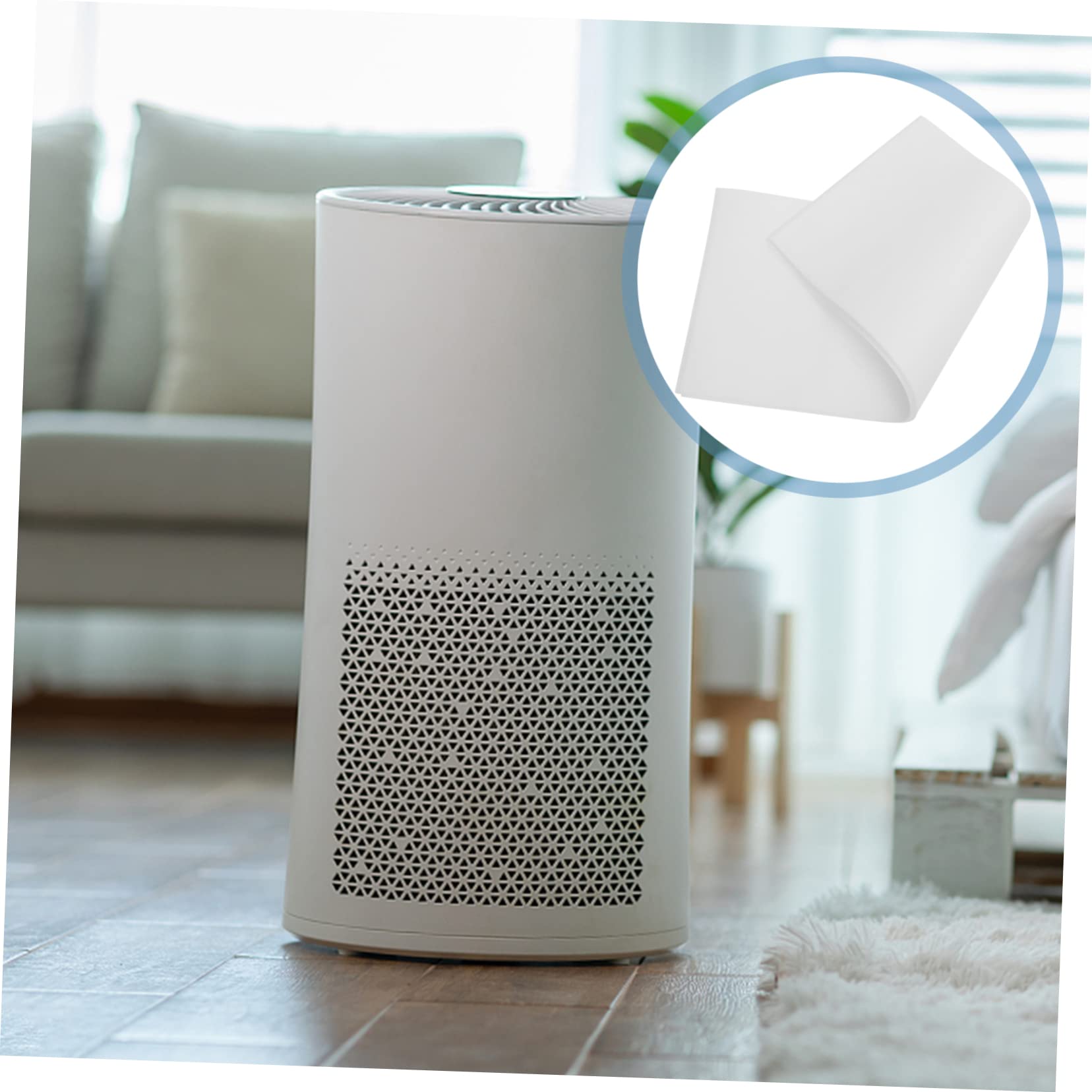 ULTECHNOVO 20piezas Filtros De Ventilación De Algodón Para Aire Acondicionado y Humidificadores Eficaz Captura De Partículas Reducción De Resistencia y Contaminantes