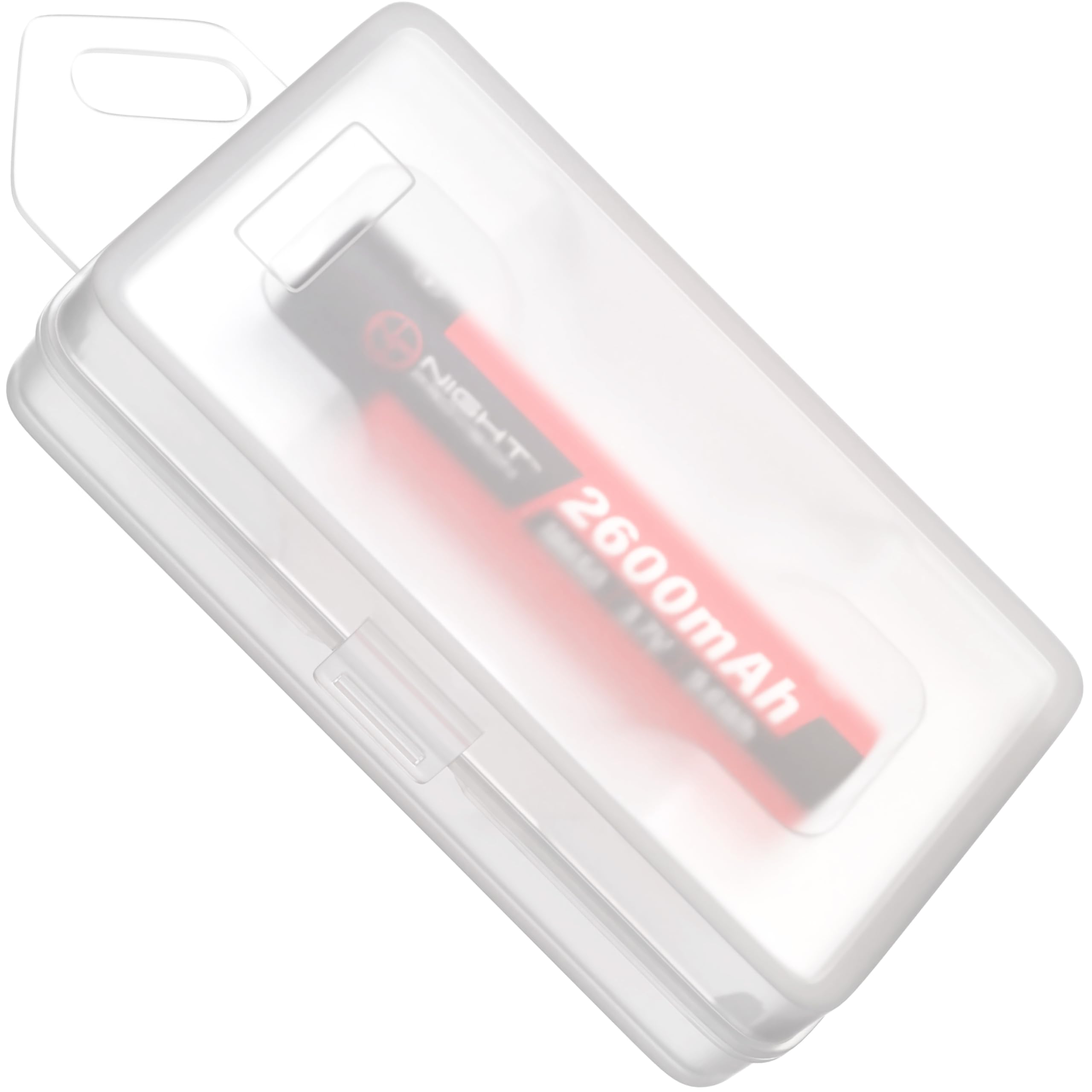 NP NIGHT PROVISIONBattery Storage Protector Case for Single 18650 Batteries - Water, Dust, Shock Resistant - Holds 1 x 18650 Battery