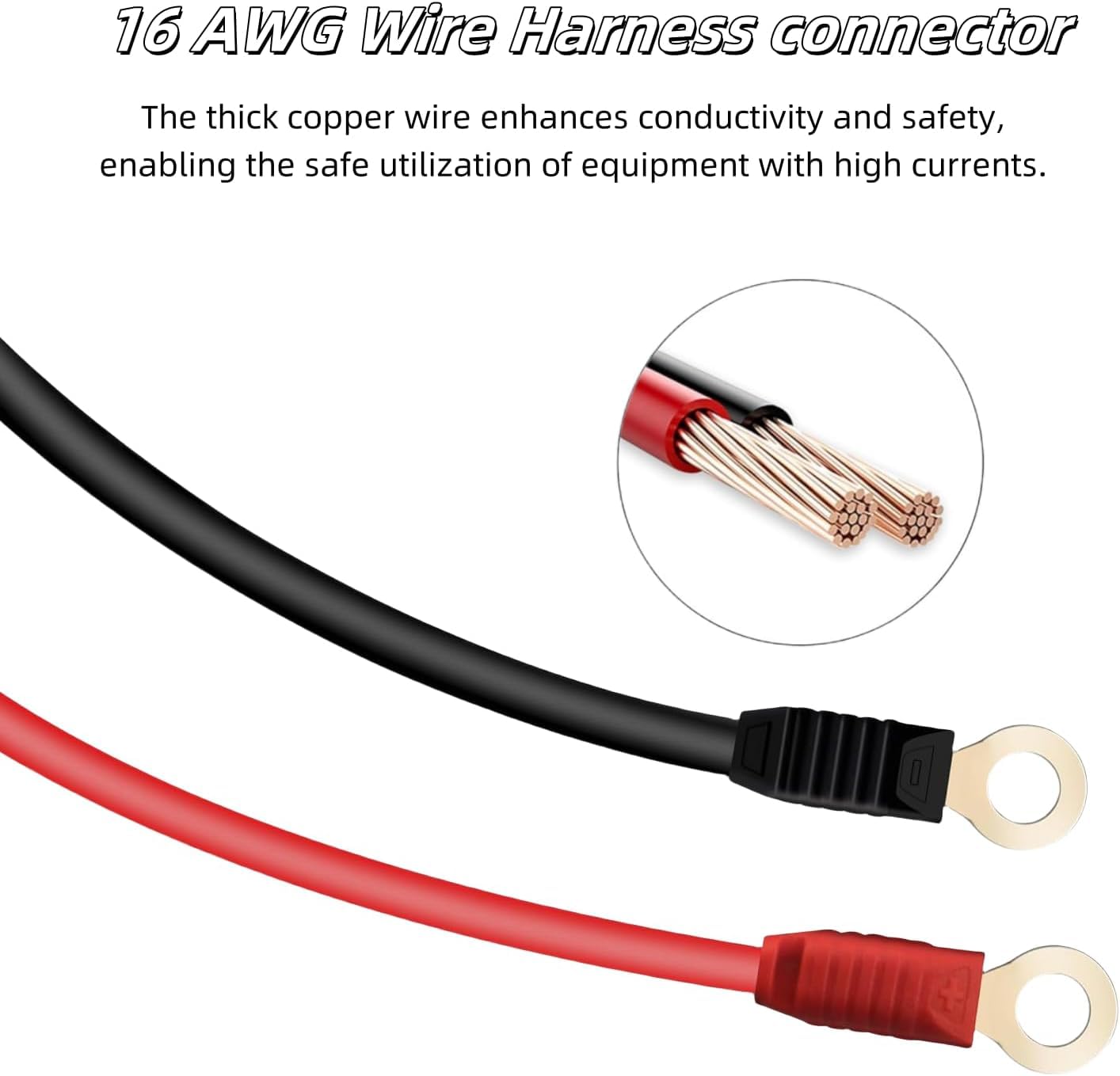 Câble Extension X-Connect 16 AWG - 3 M, Mâle/femelle, Pour Chargeur Batterie Voiture Moto - 9