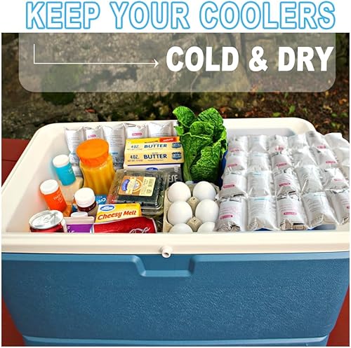 Miniatura 3 de RAINBOW Paquetes de hielo seco para envío de larga duración, hojas de hielo frío reutilizables para lonchera, paquetes de hielo seco flexibles para