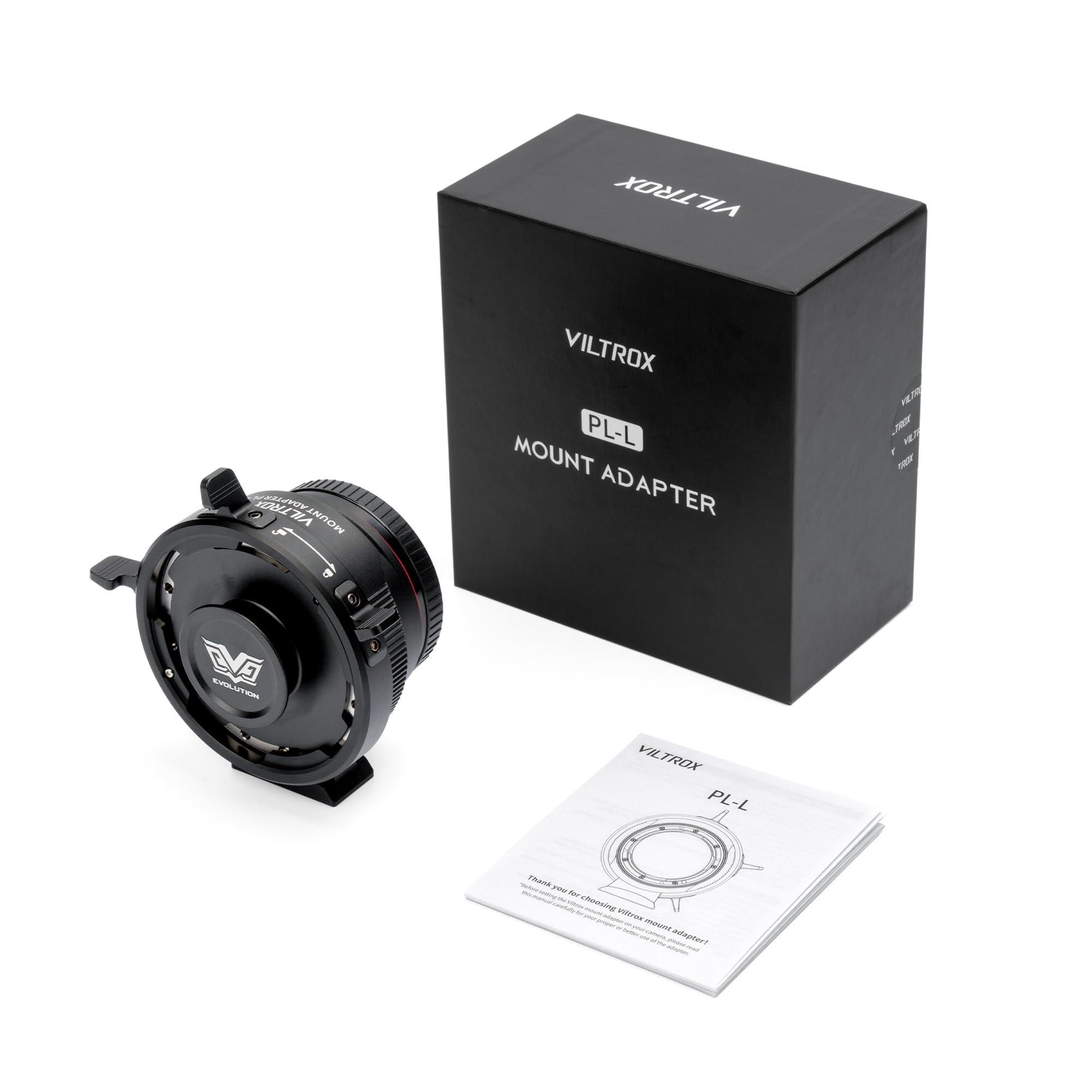 VILTROX PL-L Anello adattatore per obiettivo con messa a fuoco automatica, compatibile con obiettivo PL a fotocamera con attacco L SL SL2/S1 S1R S1H/fp, adattatore manuale Infinity Focus