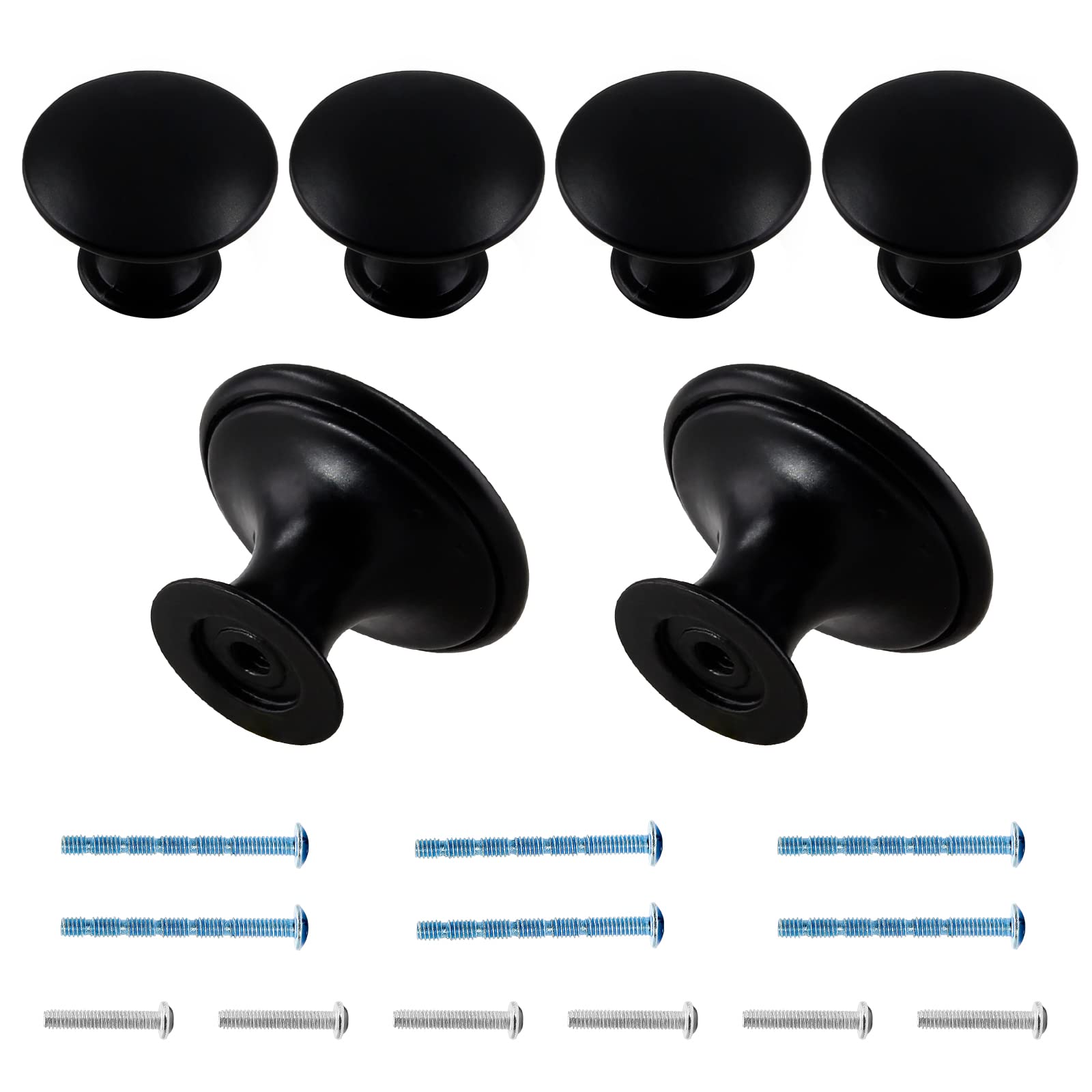 Brass Cabinet Knobs - 12 Pack -13