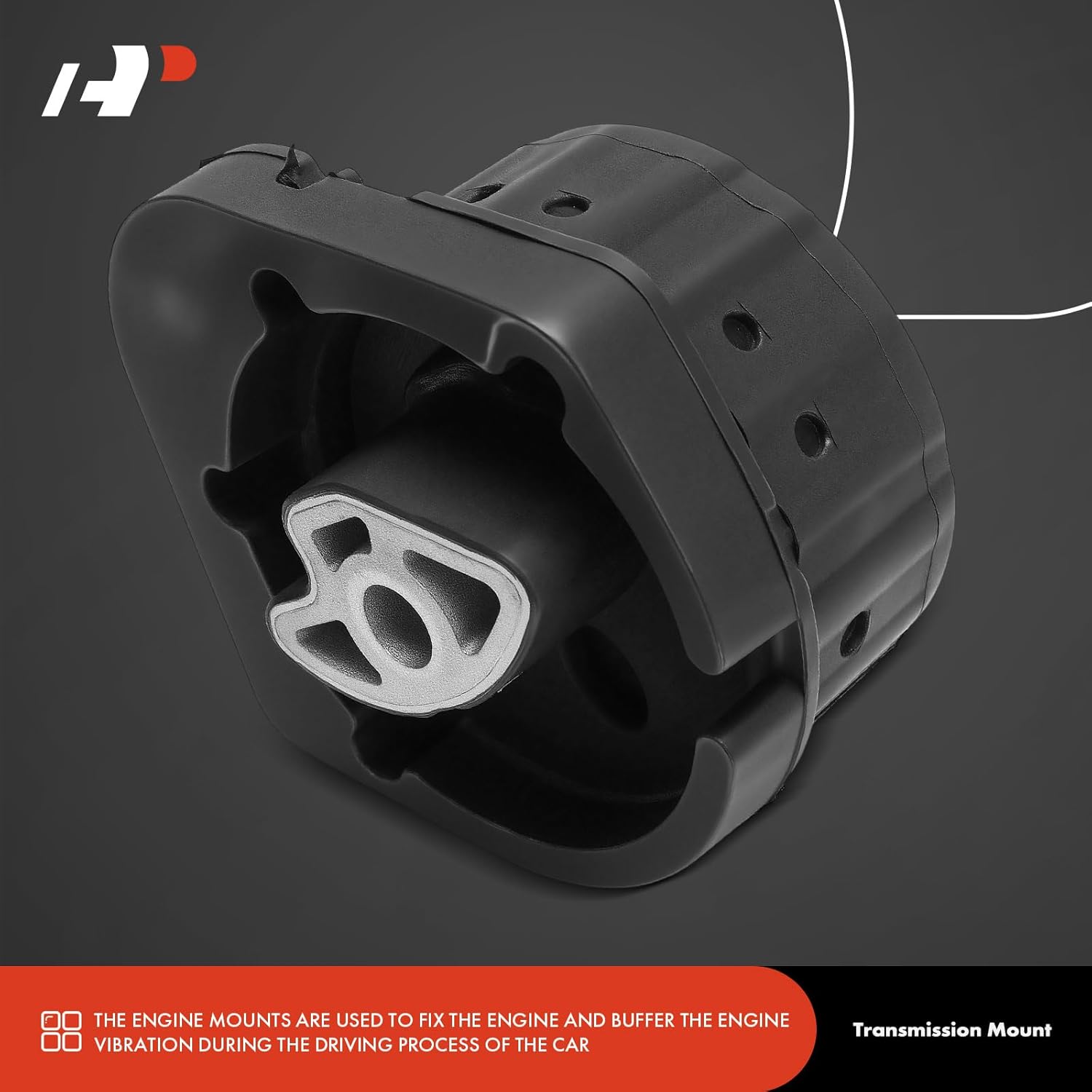 A-Premium Transmission Mount Compatible with BMW 320i xDrive 2017-2018, 328d xDrive 2014-2018, 330i GT xDrive 2017-2019, 330i xDrive 2017-2019, 430i xDrive, 430i xDrive Gran Coupe, 2.0L, Auto Trans