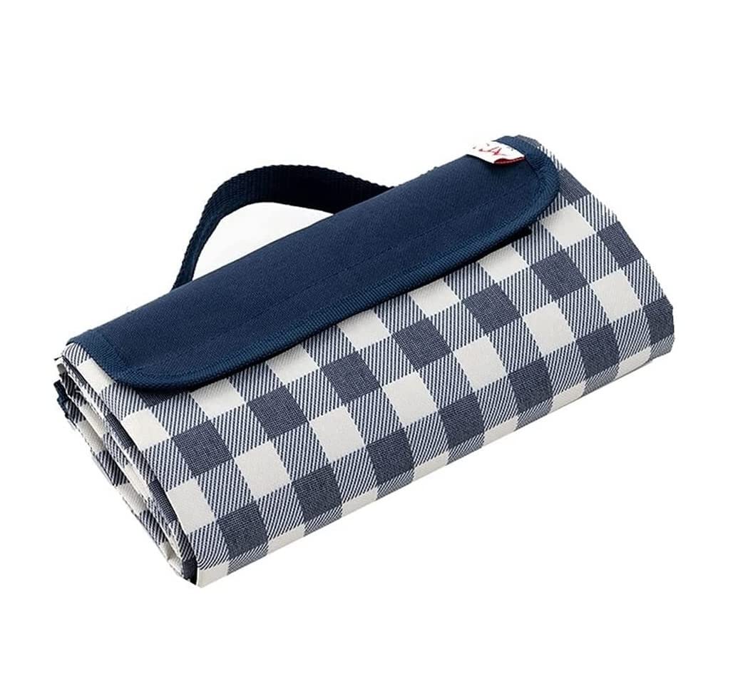 MHbdfsxz Picnic Garden Blanket Picnic Blanket Portable Outdoor Camping Mat Lightweight Blankets with Handle for Family on Grass Barbecue Dining(B,31.5inx78.8in.)