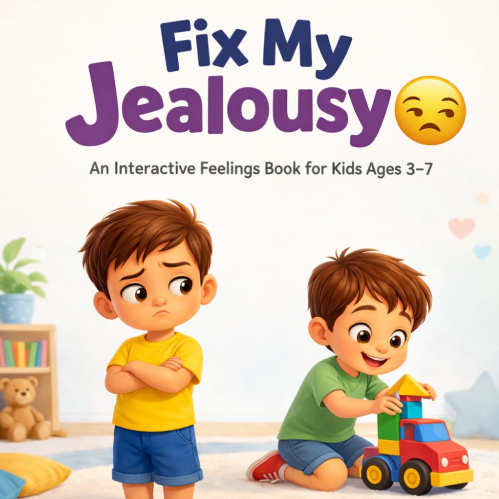Fix My Jealousy: A Kids Emotions Book About Jealousy and Learning to Feel Happy for Others: An Interactive Social Emotional Learning Book to Help Kids ... Emotional Skills (Fix My Feelings Series)