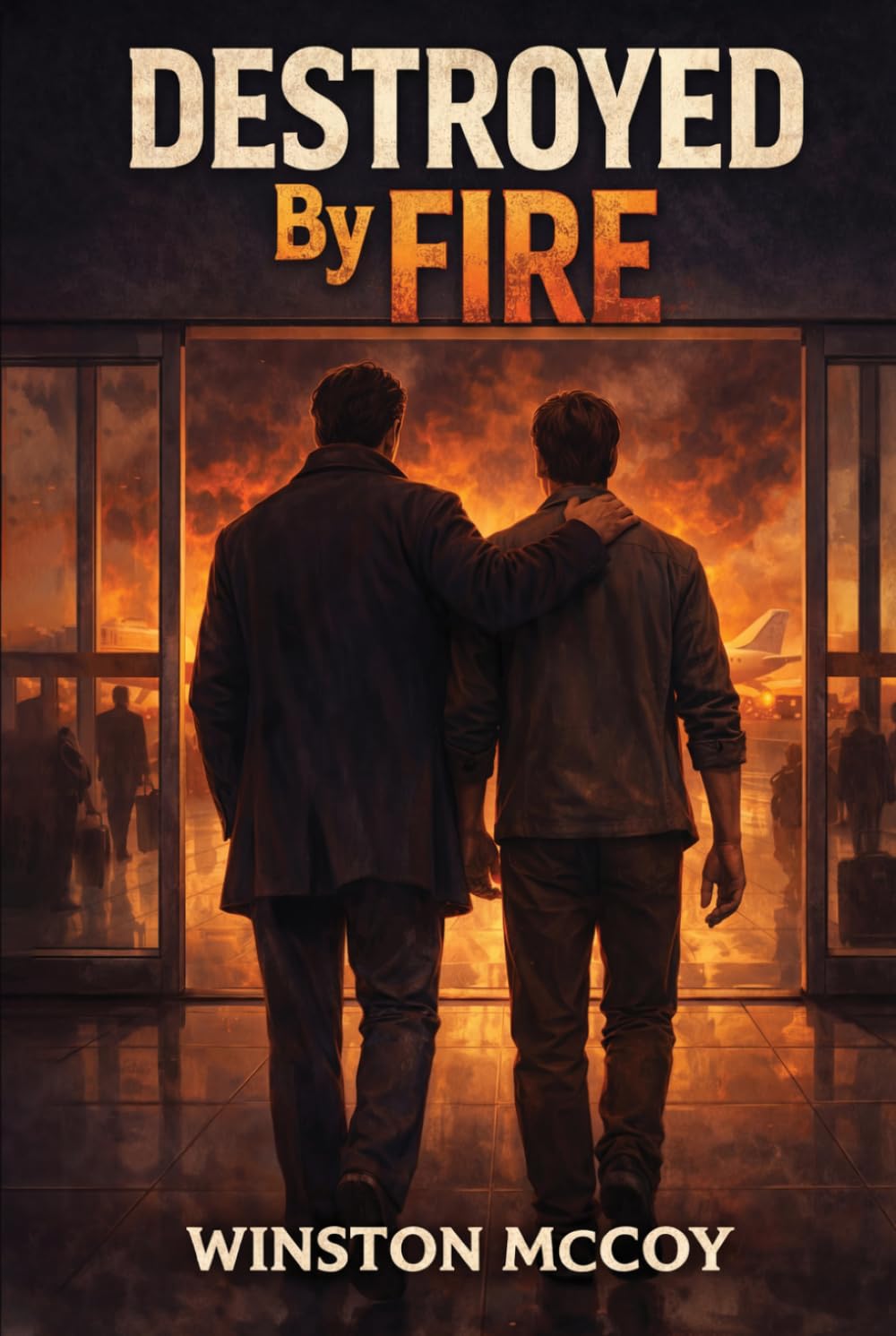 Destroyed by Fire: A MM Hockey Dark Billionaire Crime Romance (THE ICE CAGE TRILOGY)