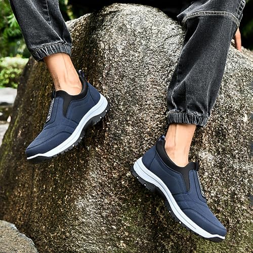 Zapatillas ortopédicas de hombre con espuma viscoelástica para senderismo 3