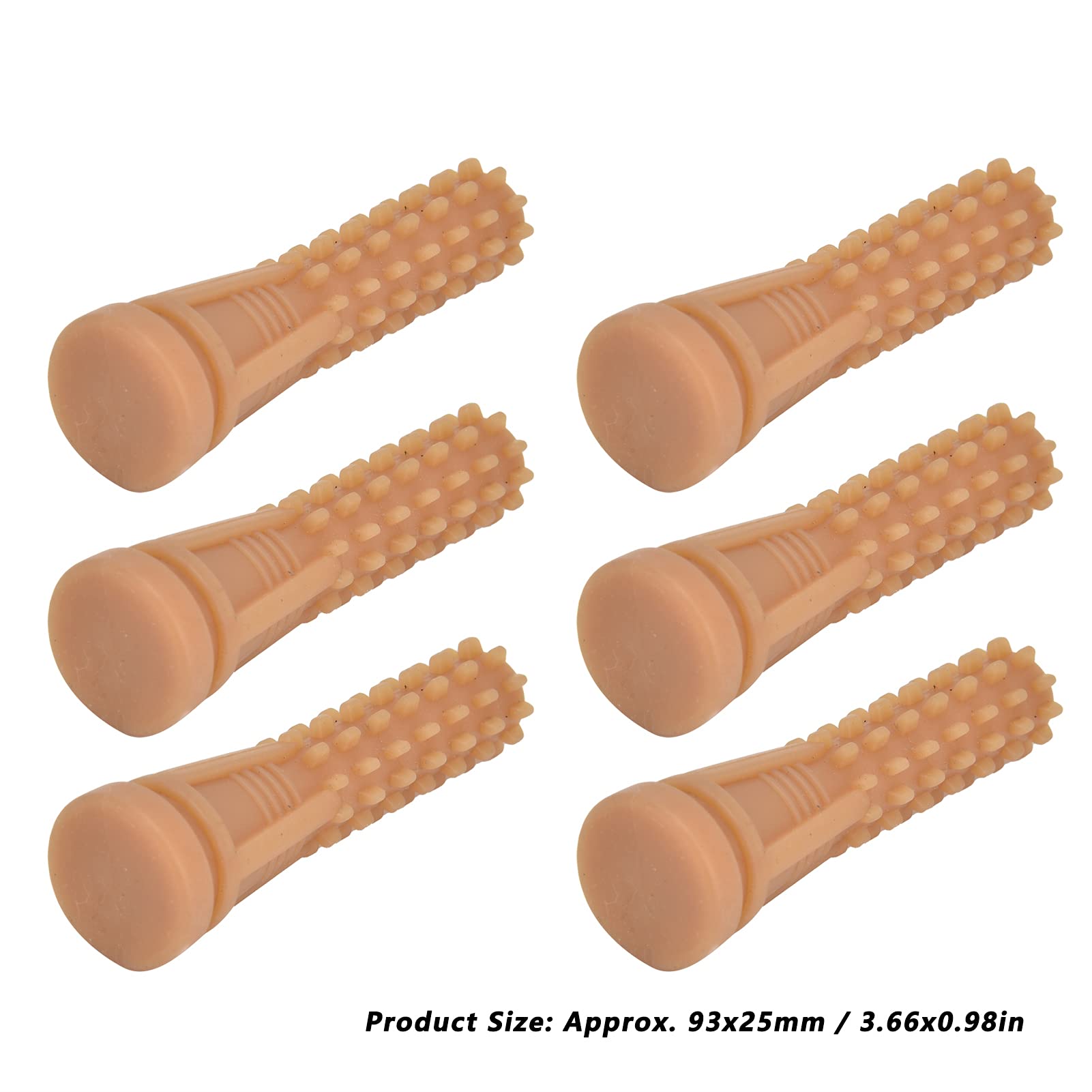 Dita per Spiumatrice in Gomma (50 Pezzi), Bastoni Spiumatori Gialli con Design a Dente di Sega per Pollo e Volatili, Ricambi Flessibili ad Alta Resistenza per Macchina Spiumatrice, Professionali