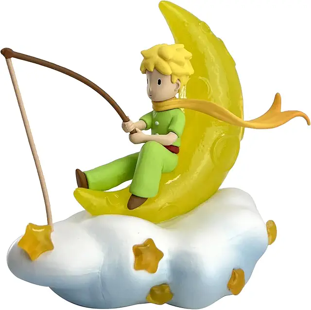 Figurine Le Petit Prince Pêche dans Les Nuages - Collection Statuette