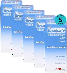 Kit 5 Colírio Lacri Agener 15ml