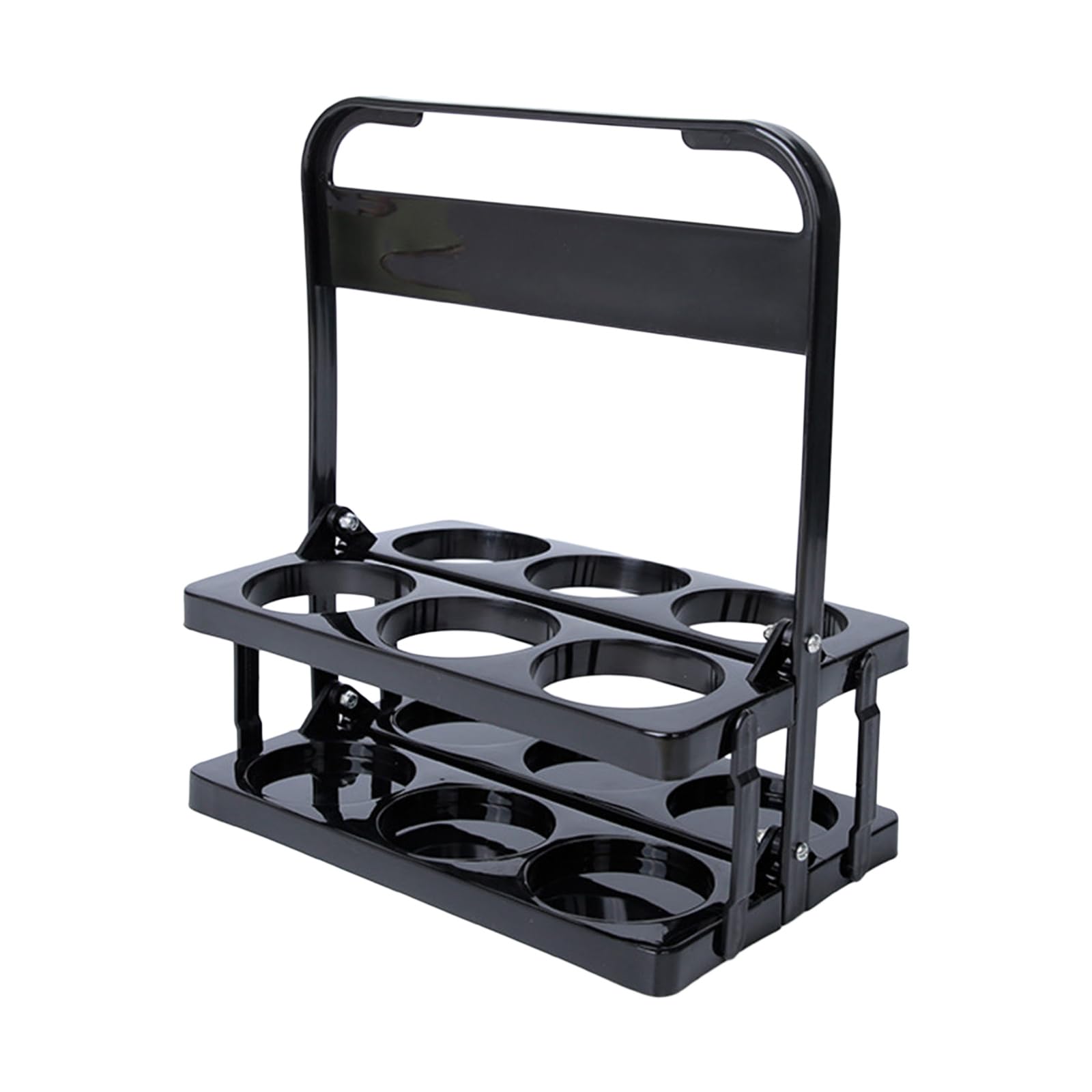 MURYE Foldable Rack Portable Rack Basket Folding Holder Bottle Carrier for Picnics and Camping Bottle Holder
