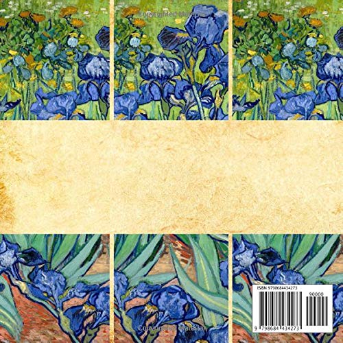 Vincent Van Gogh - Irises Scrapbook paper | Decorative Craft Paper for Gift wrapping, Card Making and More: Premium Famous Art Decor Craft Pages image 3