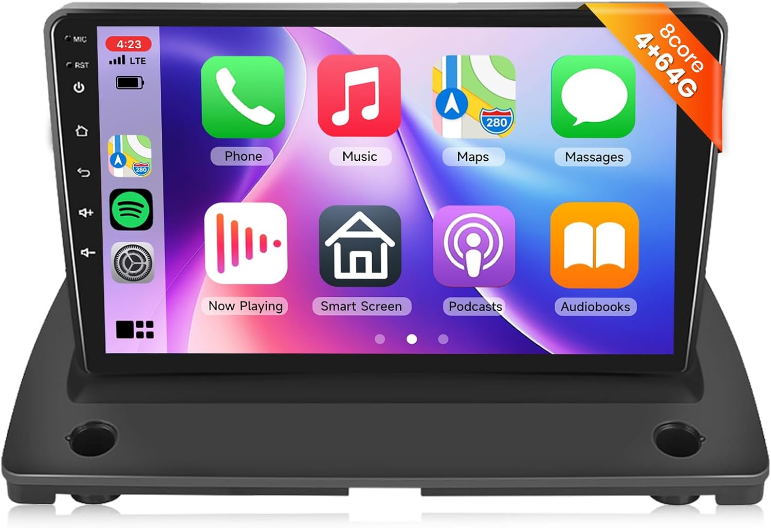 【DSP 46EQ】 8Core 4+64G Radio for Volvo XC90 2004-2014 Car Stereo with Wireless Carplay Android Auto,9inch 1280X720P IPS Touchscreen,5.0Bluetooth,59UIs,RDS/FM,GPS WiFi,SWC AHD Backup Camera