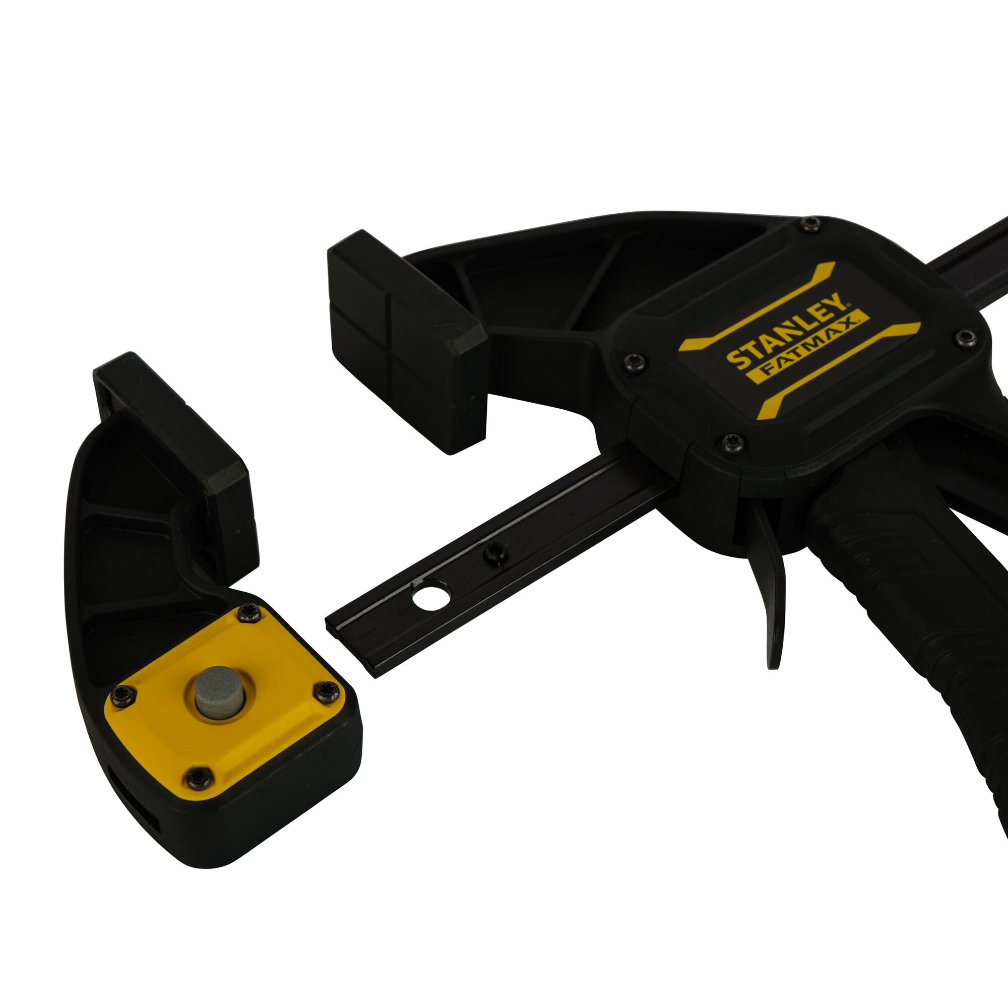 Stanley Fmht0-83235 Serre-Joint L 300 Gamme FatMax - Travaux De Précision - Rainure En V Pour Maintien Des Tubes - Rail En Acier - Corps En Nylon Renforcé - Fonction Écarteur