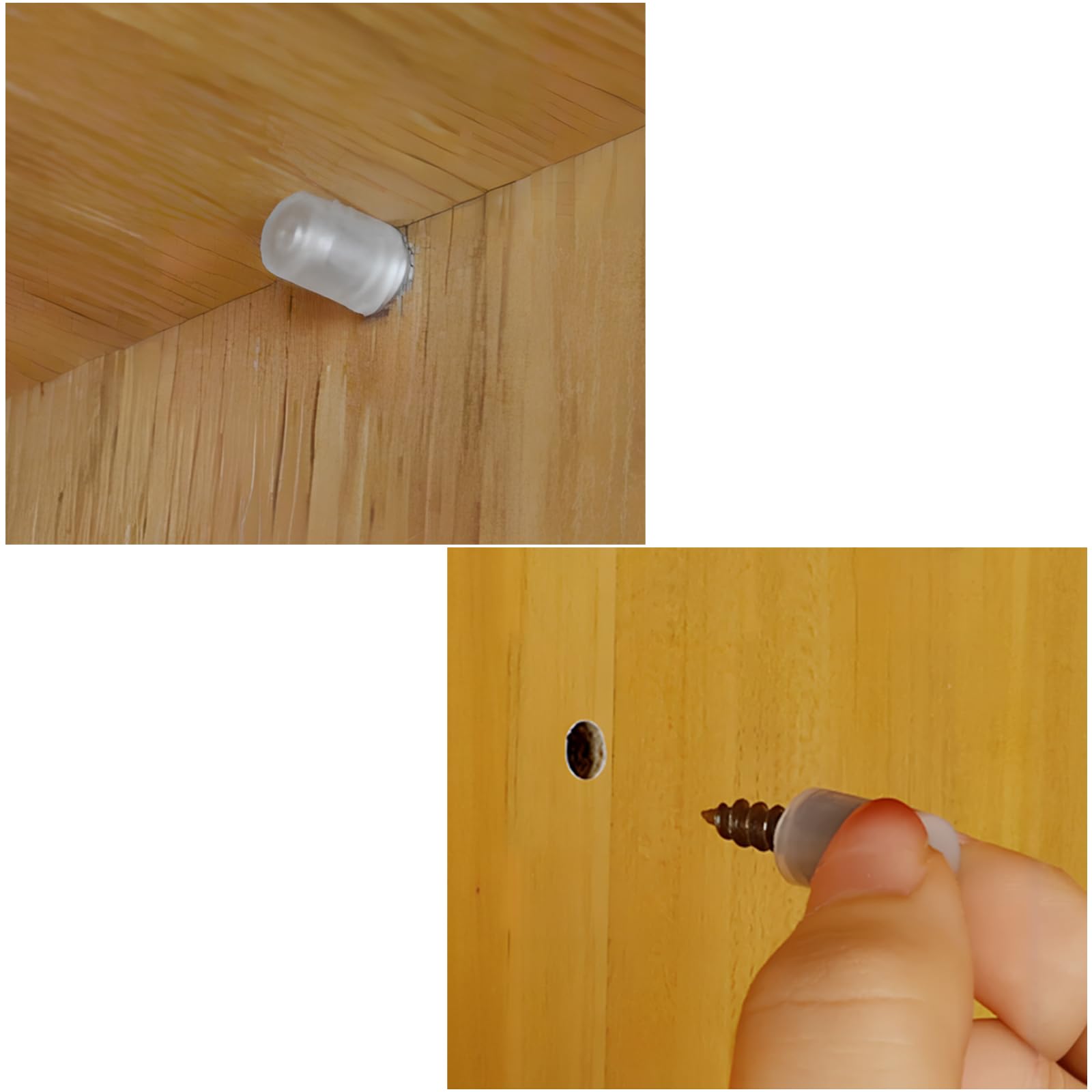 50 Pioli Reggimensola Autofilettanti Con Copertura Antiscivolo - Perfetti Per Armadi E Librerie! - Foto 2