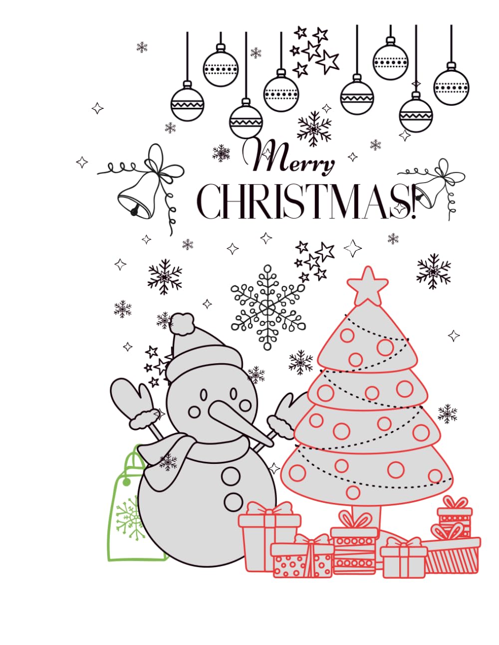 MY CHRISTMAS COLORING BOOK! (FUN HOLIDAY PAGES FOR KIDS): Fun Holiday Pages for Kids Ages 3–8 — Santa, Reindeer, Snowmen, Gingerbread & More (Travel with Jess Holiday Edition)