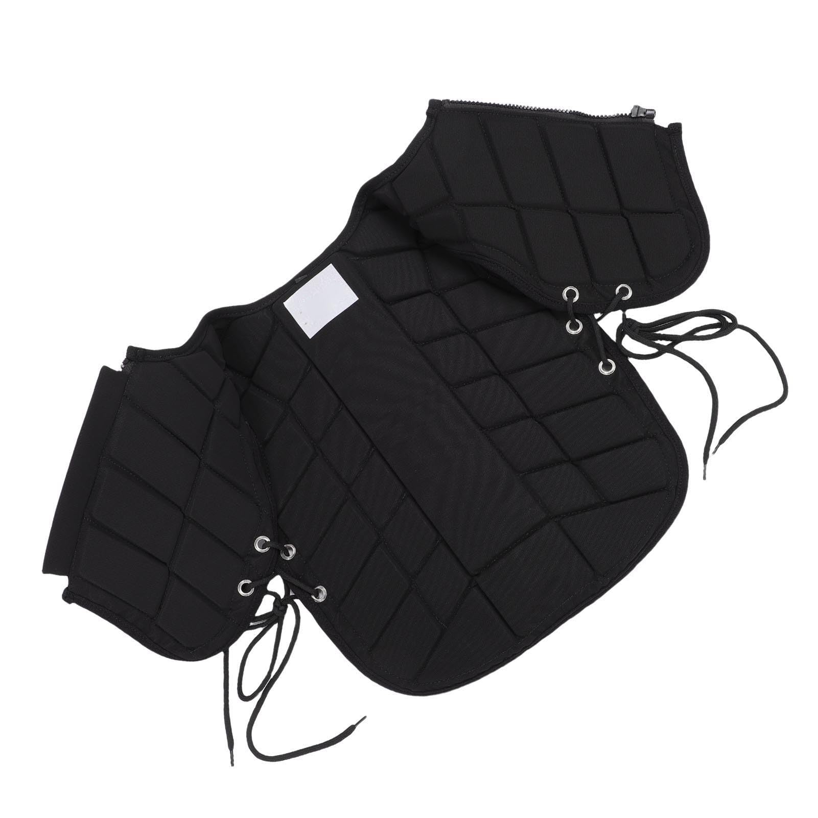Kids Horse Riding Vest with Zipper Design | Vestibilità regolabile, materiale in poliestere , movimento confortevole, funzionalità di sicurezza migliorate