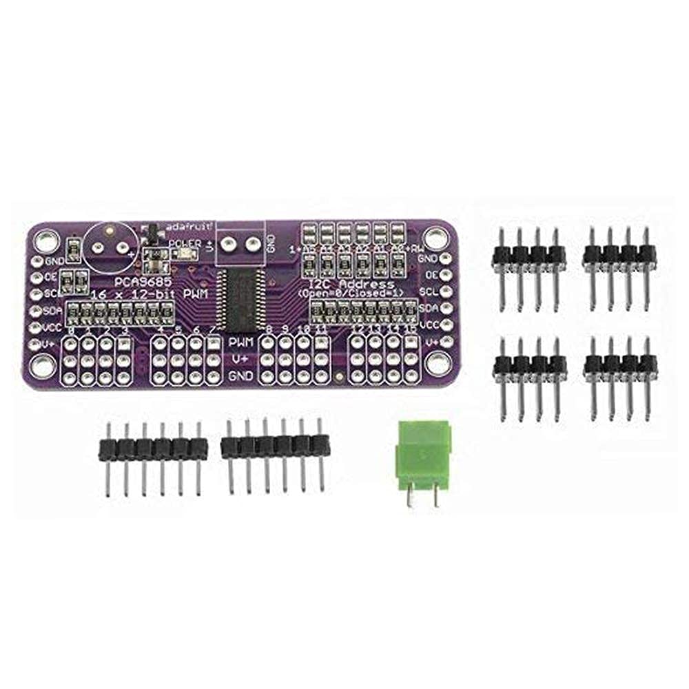 Robocraze PCA9685 16 Channel 12 Bit Pwm Servo Motor Driver and LED Controller for Arduino, Raspberry Pi- PCA9685 (B077T4Q2TP) Amazon Price History, Amazon Price Tracker