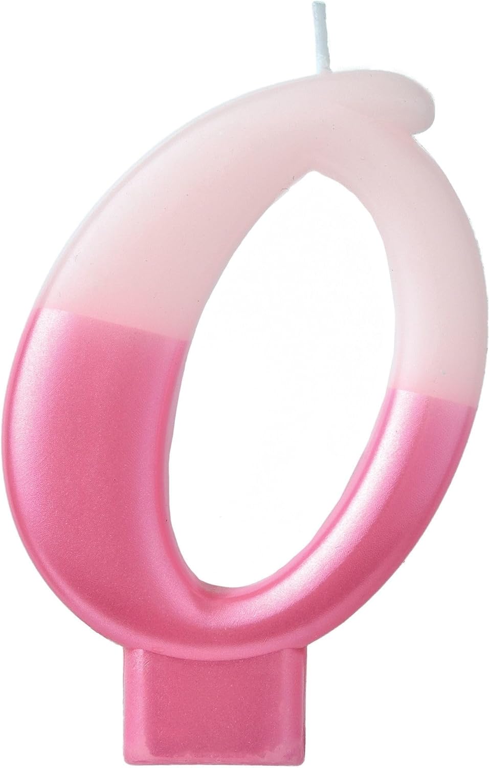 Vibrant Pink Numeral Candle #5 - 3.75" - Premium Wax & Metallic Design - Perfect for Birthdays, Anniversaries & Themed Parties (1 Pc.)