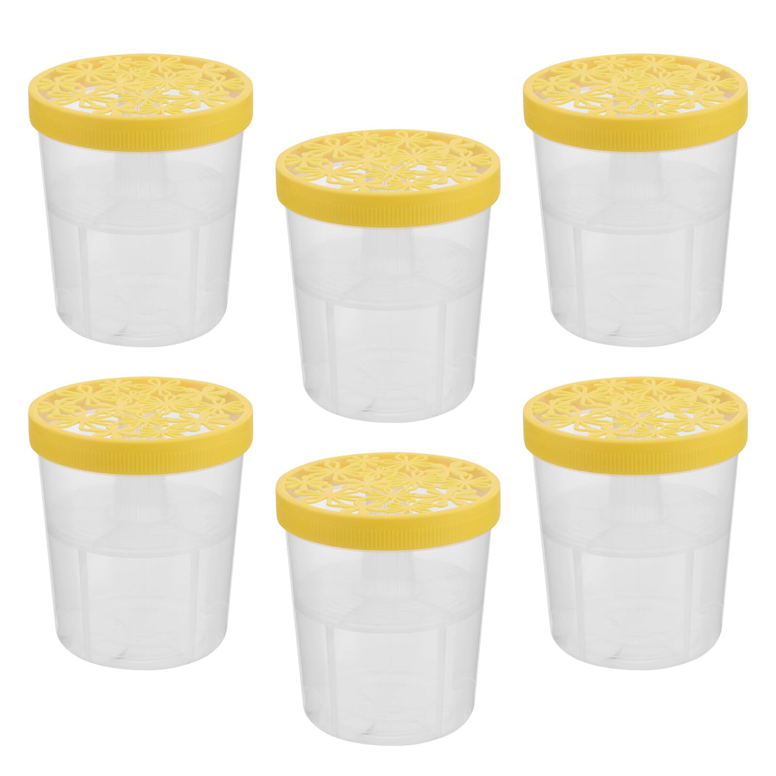 Scatola Deumidificatrice in Plastica Riutilizzabile 6 Pezzi Gialla