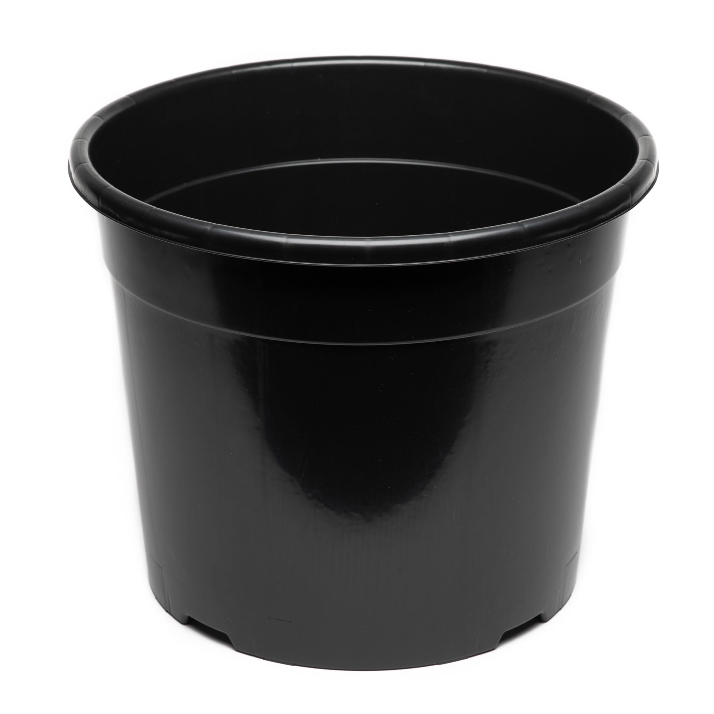 EarlyGrow 2-Pack 20 Litre Round Plastic Plant Pots Nursery Herb Flower Planters Horticulture, Hydroponics, Indoor/Outoor, Household and Garden Plants, Fruits and Vegetables