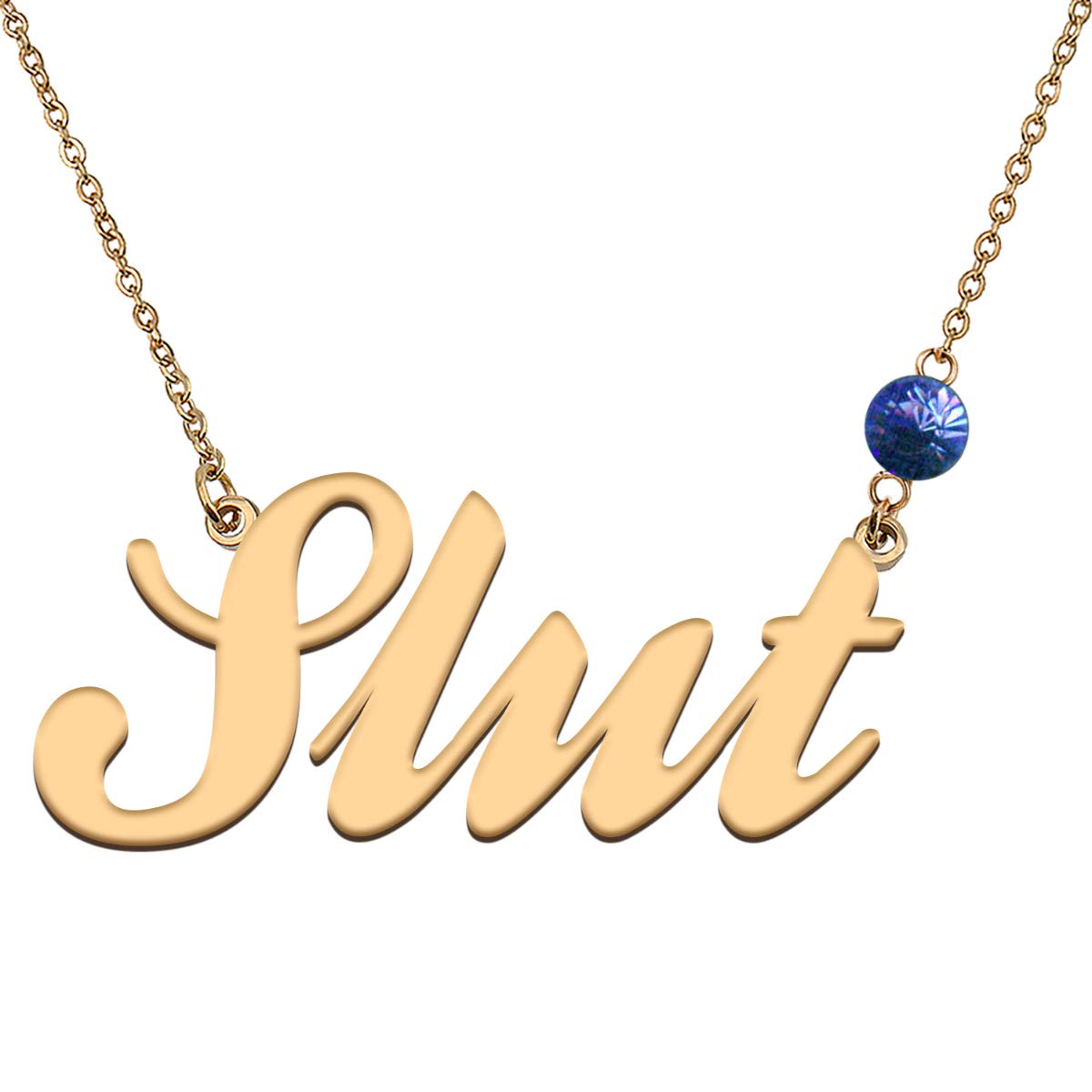 HUAN XUNHUAN XUN Custom Name Choker Necklace