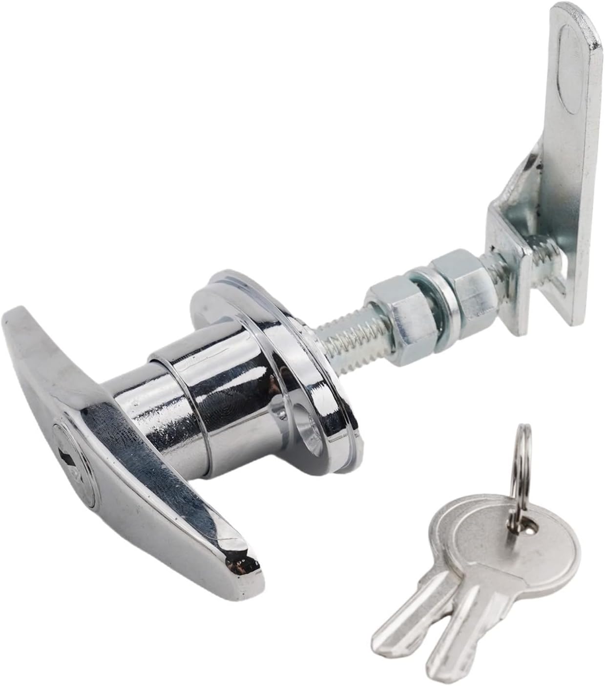 Door Stop Base Holder Zinc Alloy -Loaded Foot Switch Lock Floor or Door Mounting Anti-Slip with Strong Secure Hold Black