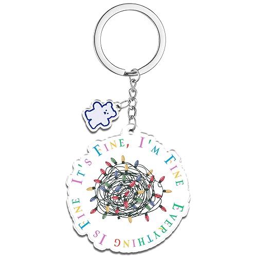 Acrylic Office Keychain Funny Keyring for Men Women Bosses Leader